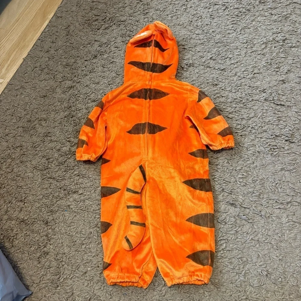 Disney Tigger Costume 12 Mos Orange Winnie the Pooh Puff Belly Baby Halloween